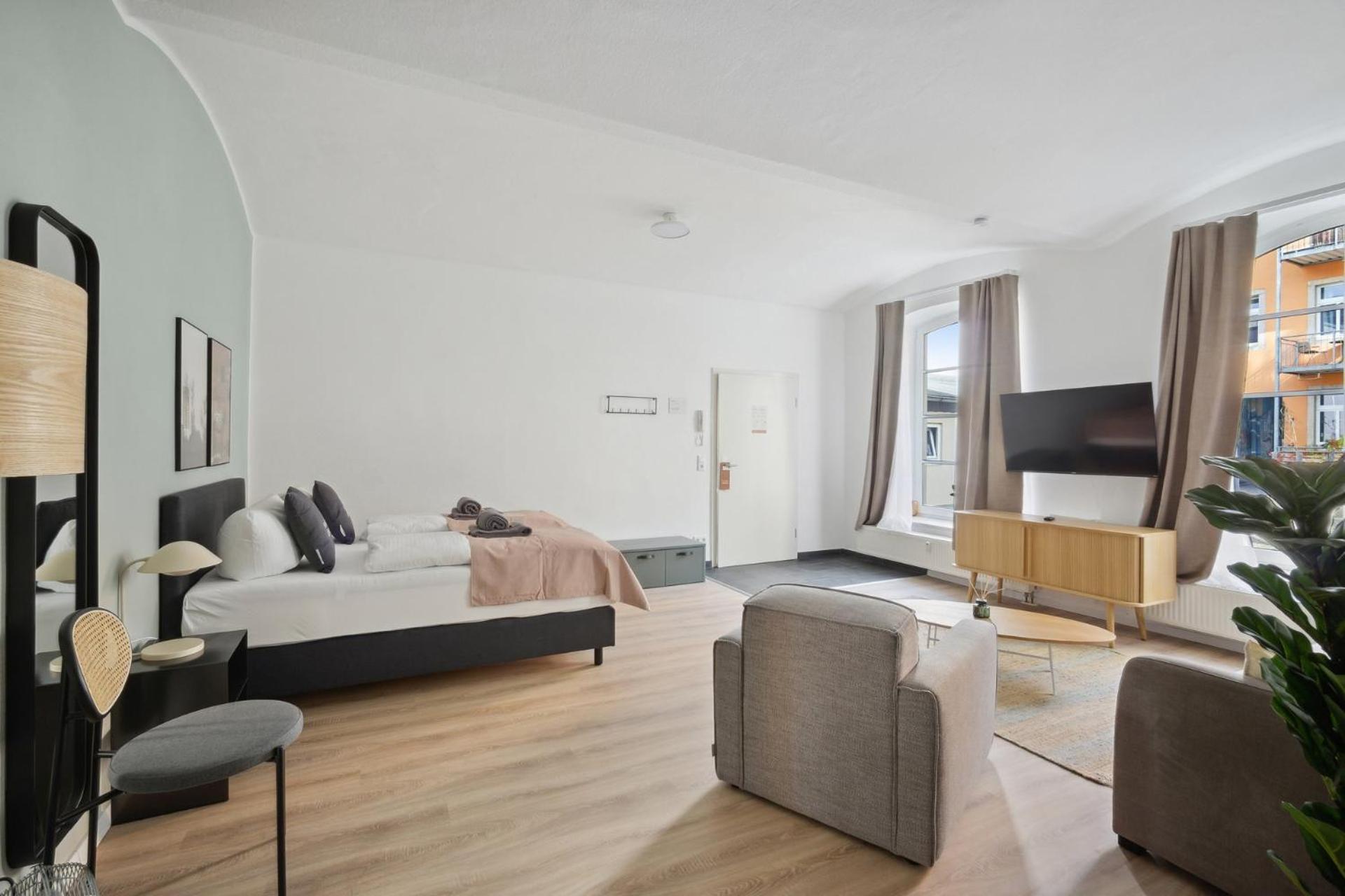 Limehome Dresden Jordanstrasse Oda fotoğraf